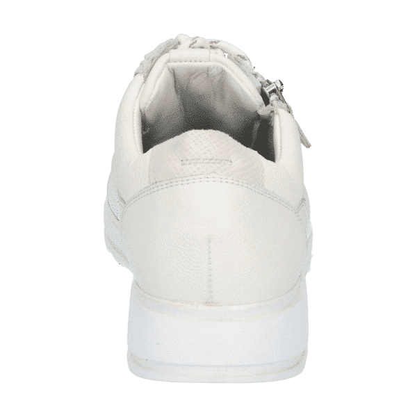 ワイナート　97-117 抜け102、104 Durea Sneakers Flex 6279.0823 E,H,K Wit Leer,Suède Rits